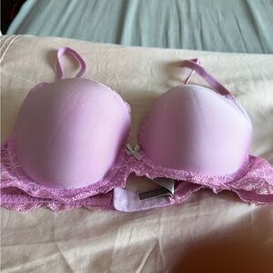 Victoria's Secret Light Purple dream angel Demi Lace Push-Up Bra